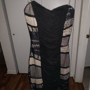 Tight strapless dress